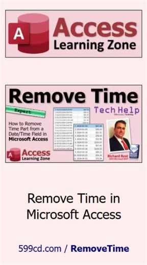 Cómo eliminar la parte de hora en Microsoft Access