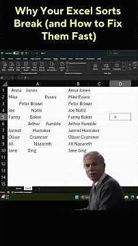 Why Your Excel Sorts Break and How to Fix Them Fast