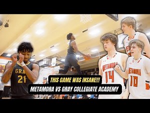 "GAME OF THE YEAR!!" Metamora Takes Down Gray Collegiate Academy!
