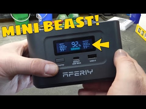 Mini Power Station for Laptops: Aferiy Nano100, Real-World Use and full review!