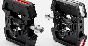 Redshift's LED-color-changing Arclight Pedals have gone Clipless