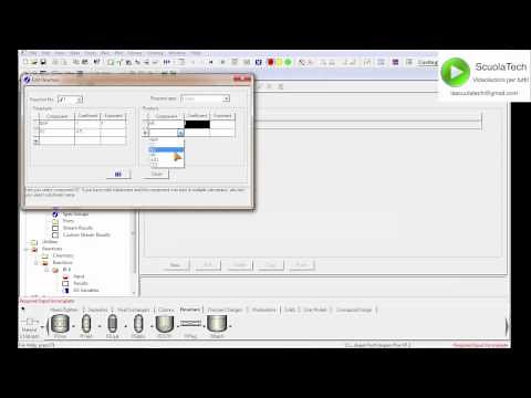 ASPEN PLUS Tutorial: RPLUG Reactor with Catalyst (by ScuolaTech)