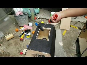 how to paint the speaker box texture