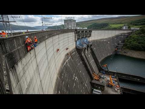 Dam Maintenance Secrets | Complete Servicing Process of Massive Dams Revealed