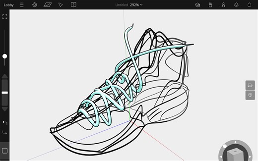 iPad新手绘软件gravity sketch来了！