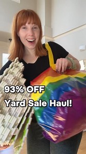 1K views · 376 reactions | Epic yard sale haul with over 90% savings! I love that I can spend less on clothing so I can save more for his education fund ❤️ #thrifthaul #yardsale #garagesalefinds #thrifting #money #personalfinance #savingmoney | Hey Friend, It's Em | Facebook