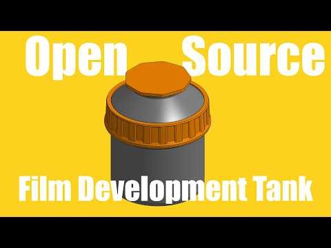 3d printed Open Source Film Development Tank