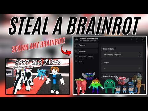 [NEW⭐] Steal a Brainrot Spawner Script 💀 | SPAWN ANY BRAINROT | #stealabrainrot #roblox #new