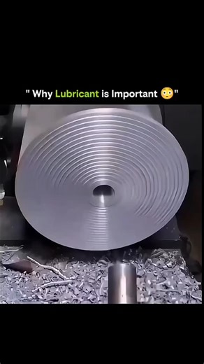 KNOWLEDGE ILLUSION on Instagram: "No lubricant = metal slowly destroying itself ⚙️🔥 Lubricants create a thin protective film between moving metal surfaces, reducing friction, heat, and wear. Without it, parts grind directly against each other, causing overheating, surface damage, energy loss, and eventually complete mechanical failure. This tiny layer is the reason machines can run fast, smooth, and for years. • Reduces friction between moving parts • Prevents overheating and metal welding • Mi