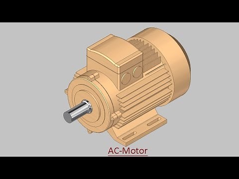 AC-Motor || Autodesk Inventor Tutorial