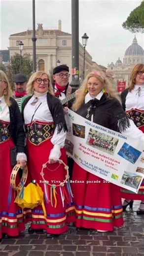 Roma Viva la Befana parade 2026 | Folklore Siciliano