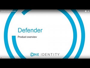Defender product overview