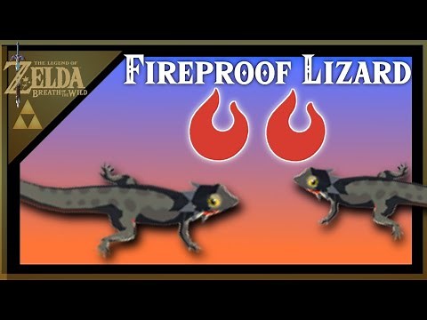 Fireproof Lizard Farming Location - The Legend of Zelda Breath of The Wild