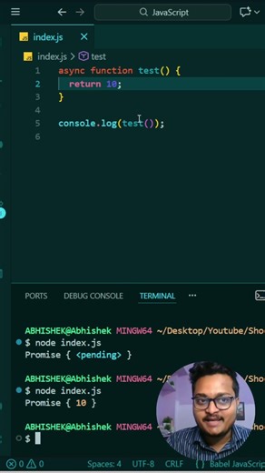 Javascript Interview Question asked in FAANG | #javascript #shorts #coding