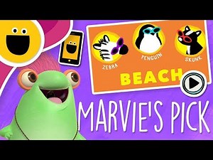 Zebra Penguin Skunk: Beach | Marvie's Pick (Sesame Studios)