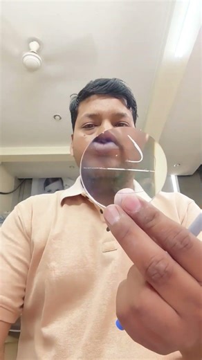 +2.25+0.75cyl blue cut lens marking and cutting #rinkuvachil #trending #viral