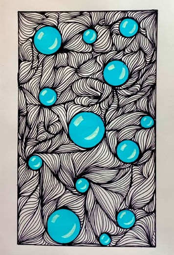 Easy doodles: lines #drawingtutorial #arteterapia #doodles #pattern #easydoodles #zentangles #creatorsearchinsights