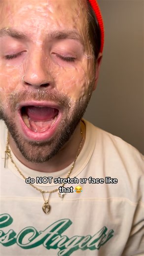 Luvielle on Instagram: "I followed someone else’s video that used these skin1004 zombie masks … it went away in 5 mins but I suggest not stretching ur face out for a visual 🤣 (it obv doesn’t do that unless u act like a zombie with it on) I do these ATLEAST"