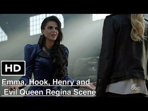 Once Upon a Time 6x03 "Emma, Hook, Henry and Evil Queen Regina" Scene Season 6 Episode 3