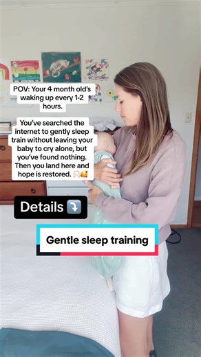 How to Gently Sleep Train Your 4 Month Old | Gentle Sleep Training