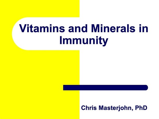 Nutrition and Immunity