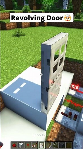 Minecraft Revolving Door!🤯 #shorts