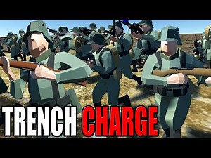 LARGEST No Man's Land Trench CHARGE EVER! - Ravenfield: Battle Simulator