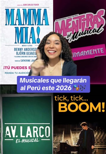 Los musicales más esperados en Perú para 2026