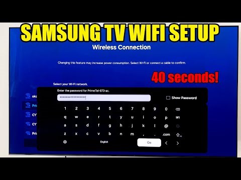 How to Connect Samsung Smart TV to WiFi (Internet Setup Guide)