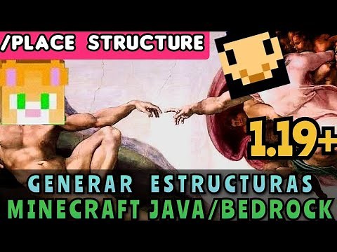HOW TO SPAWN STRUCTURES IN MINECRAFT JAVA 1.19 | /PLACE STRUCTURE