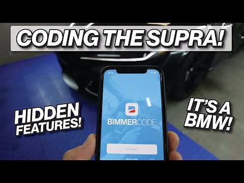 CODING THE BMW SUPRA WITH BIMMERCODE! A90 Coding Features.