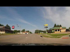 Driving around Aurora, Nebraska