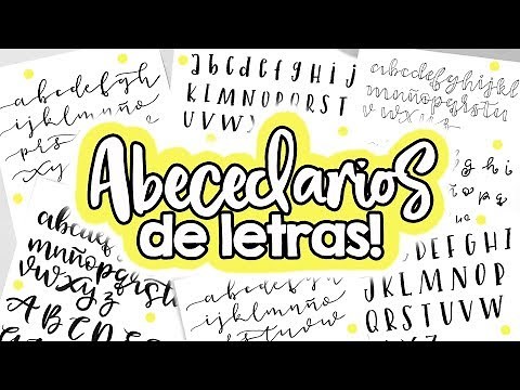 Abecedario de LETRAS BONITAS!! ✄ Barbs Arenas Art!