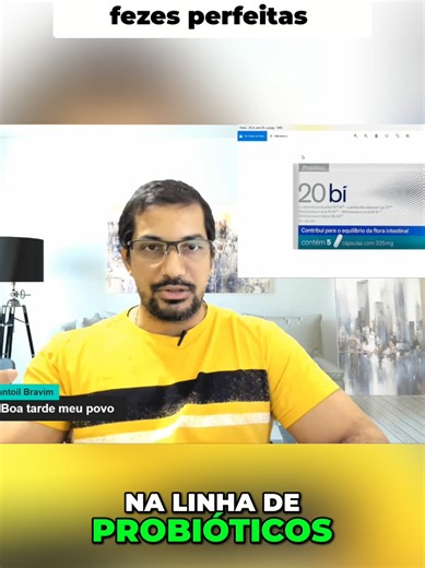 Os probióticos são bactérias do bem que ajudam a equilibrar a microbiota intestinal. O próprio nome já explica: probiótico significa “a favor da vida”, pois essas bactérias atuam diretamente na saúde do intestino e no sistema imunológico. Quando o intestino está desequilibrado, é comum aparecerem sinais como fezes muito soltas, fezes de má qualidade ou irregularidade intestinal. Os probióticos ajudam a restaurar esse equilíbrio e melhorar o funcionamento intestinal. Existe até uma referência uti