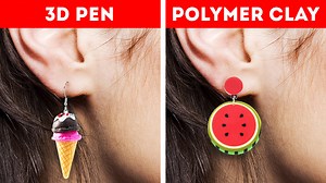 3D PEN CRAFTS AND POLYMER CLAY HACKS: | 5-Minute Crafts GIRLY