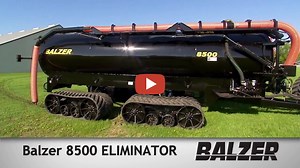 Balzer 8500 Eliminator | Balzer liquid manure tank with patented steering track system