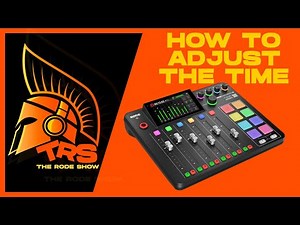 HOW TO ADJUST THE TIME ON RODECASTER PRO 2