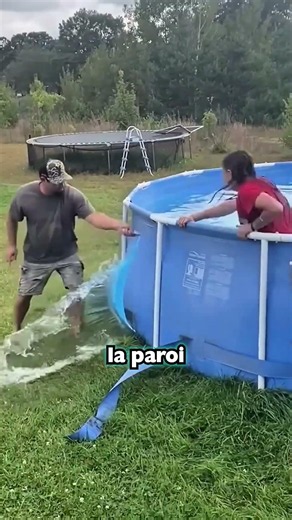 They destroyed their own pool..😭