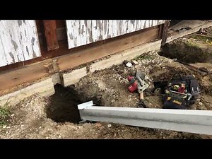 Replacing Rotten Wood Posts with......Perma Columns! #meyerbuilding #postframe #woodposts #tspc