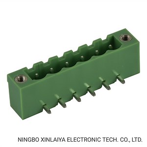 [Hot Item] Pluggable Terminal Block Connectors Right Angle with Mounting Holes