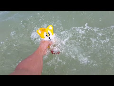 Sonic Plush Adventure: Tails at the beach