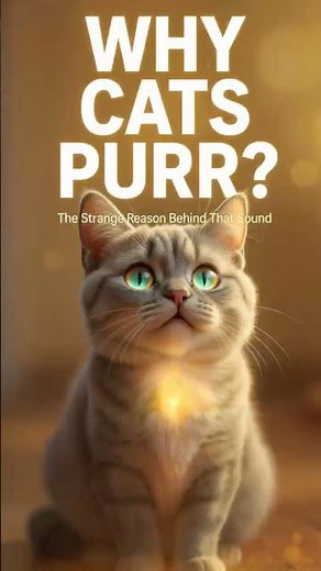 The Science Behind a Cat’s Purr #shorts