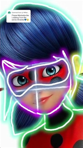How to draw Ladybug marinette from Miraculous ‎⁨@Miraculous_Spanish⁩