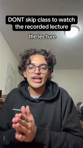 Watching a recorded lecture is HORRIBLE