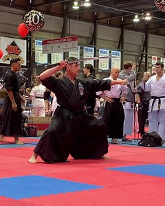 13K views · 453 reactions | Skillful Double Sword Sport Karate Form #karate #martialarts #sword #quebecopen | Point Fighter Live | Facebook