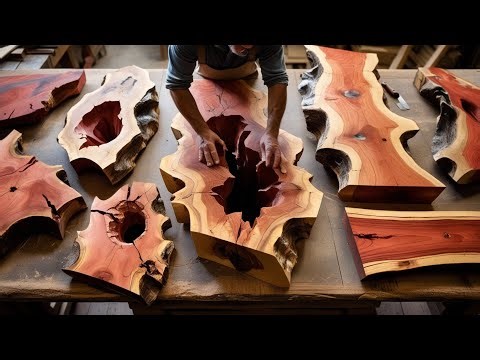 This Coffee Table Made from Irregular Tree Bases Will Blow Your Mind