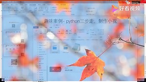 用Python三步走制作短视频