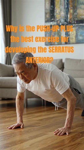 Why is the PUSH-UP PLUS the best exercise for developing the SERRATUS ANTERIOR? #eccentrictraining