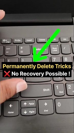 I Tried Permanently Deleting Files With A Key