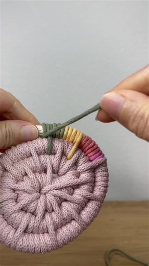 Mini Coiled Basket Craft Tutorial